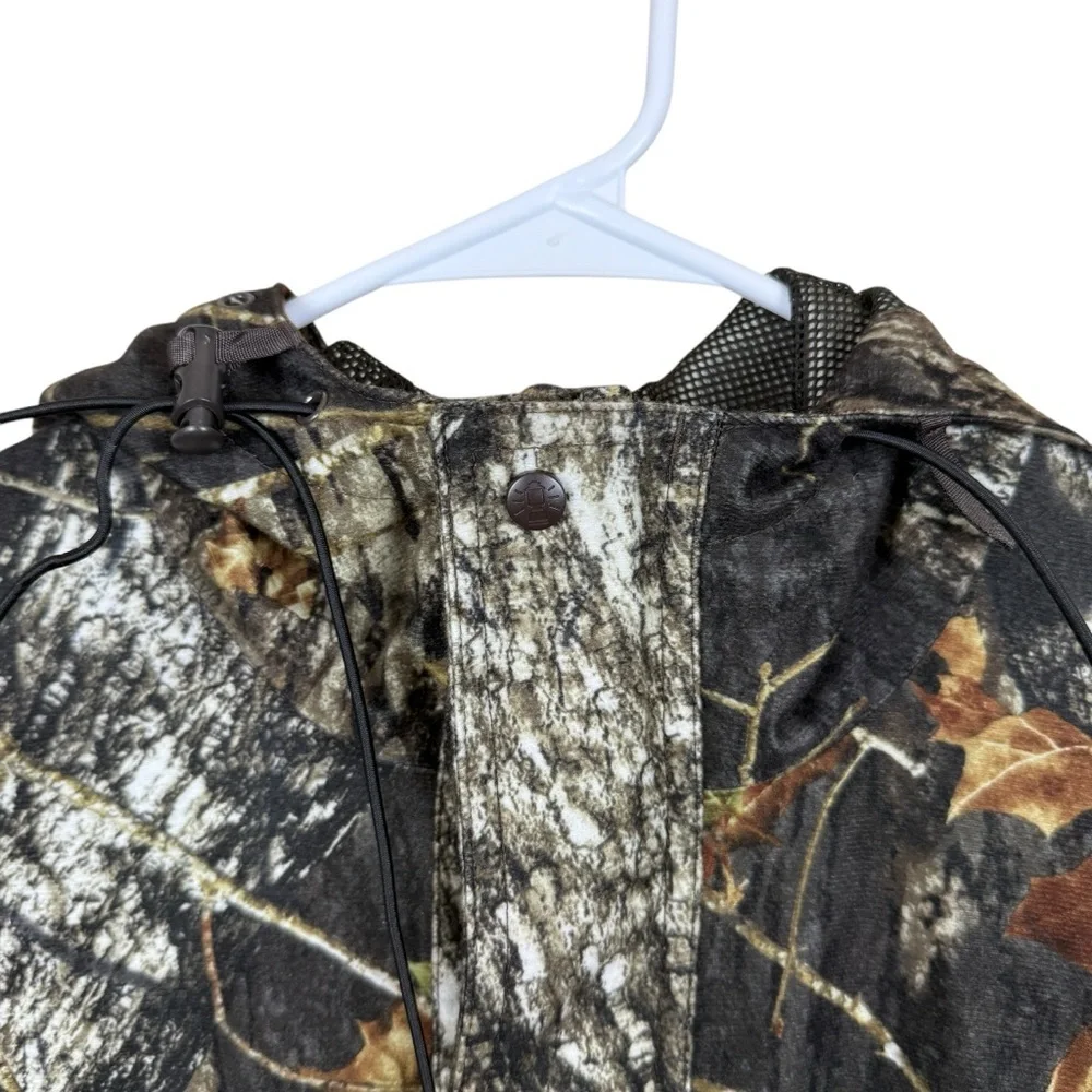 Gear Coleman Forest Camo Tactical Hooded Lightweight Hunting Jacket Men's Size M